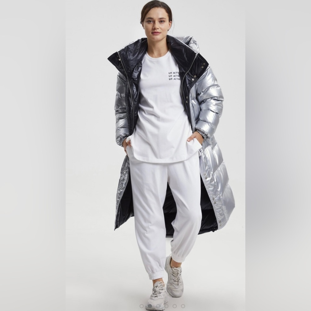 LIT Activewear Maxi Laser Long Parka